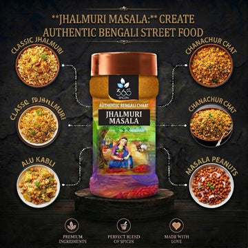 Jhalmuri Masala | Spicy Puffed Rice Seasoning | Natural Ingredients | No MSG | 365 Spicery