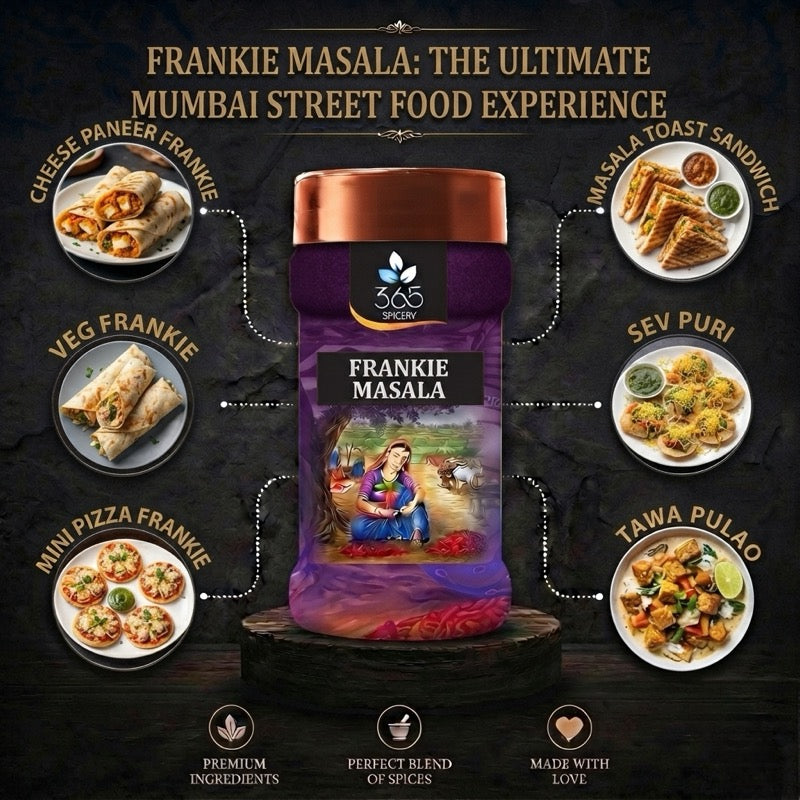 Frankie Masala | Spicy Roll & Wrap Seasoning | Natural Ingredients | Gluten-Free | 365 Spicery
