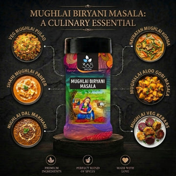 Mughlai Biryani Masala | Rich Aromatic Royal Rice Spice Mix | Vegan | Gluten-Free | No Artificial Flavours | 365 Spicery