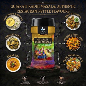 Gujarati Kadhi Masala | Aromatic Yogurt Gravy Spice | Vegan | No Artificial Colours | 365 Spicery