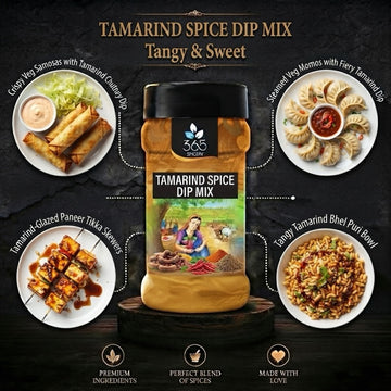 TAMARIND SPICE DIP MIX | Tangy Indian Fusion | Natural Ingredients | Vegan | Perfect for Platters | 365 Spicery