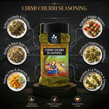 Chimi Churri Seasoning | Fresh Herb Grill Topping | Natural Ingredients | Gluten-Free | 365 Spicery