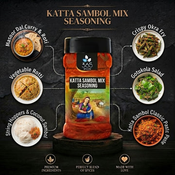 KATTA SAMBOL MIX | Fiery Traditional Spice Mix | Natural Ingredients | Vegan | 365 Spicery