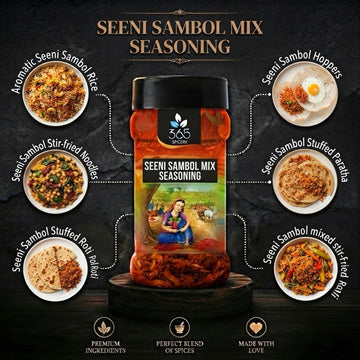 SEENI SAMBOL MIX | Sweet & Spicy Onion Relish Blend | Premium Quality | No MSG | 365 Spicery