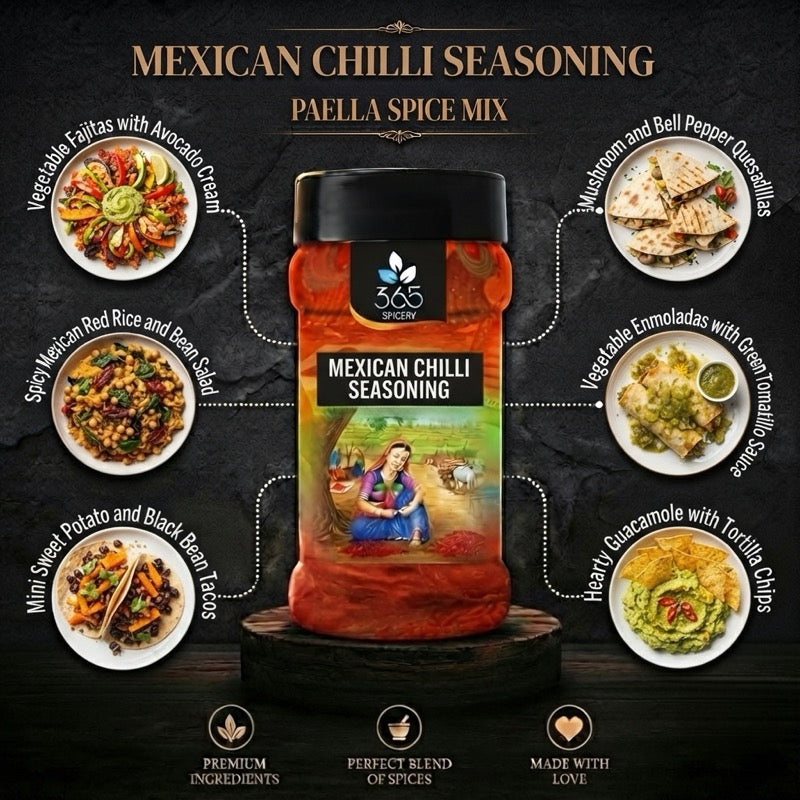 Mexican Salsa Seasoning | Tangy Tomato & Chilli Mix | Vegan | No Artificial Colours | 365 Spicery