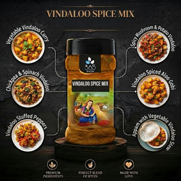 VINDALOO SPICE MIX | Traditional Hot Curry Blend | Gluten-Free | No Artificial Flavours | 365 Spicery