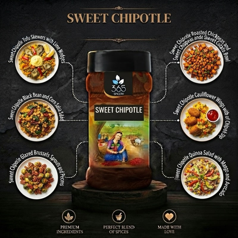 SWEET CHIPOTLE | Smokey & Mild Spice Blend | Premium Quality | Gluten-Free | No MSG | 365 Spicery