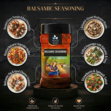 Balsamic Seasoning | Gourmet Salad & Grill Flavouring | No Artificial Colours | Vegan | 365 Spicery