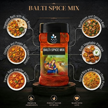 Balti Spice Mix | Authentic Indian Street Food Blend | Natural Ingredients | Gluten-Free | 365 Spicery