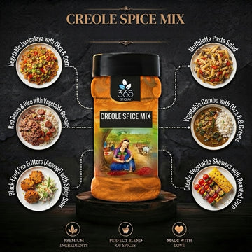 Creole Spice Mix | Bold Cajun Style Seasoning | Natural Ingredients | Vegan | No Artificial Colours | 365 Spicery