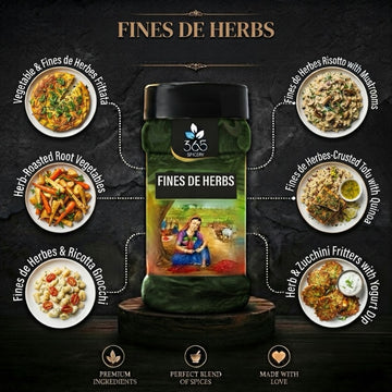 Fines De Herbs | Delicate French Herb Blend | Natural Ingredients | Vegan | No Artificial Colours | 365 Spicery