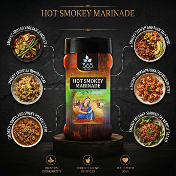 HOT SMOKEY MARINADE | Intense Grill & Roast Seasoning | Gluten-Free | Natural Ingredients | 365 Spicery