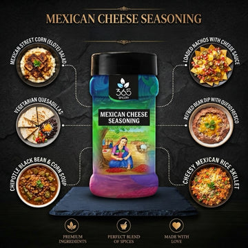 Cheese Seasoning | Classic Savory Popcorn & Fry Dust | Gluten-Free | No Artificial Flavours | 365 Spicery