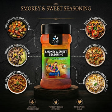 Smokey & Sweet Seasoning | Balanced BBQ Rub | Natural Ingredients | Vegan | 365 Spicery