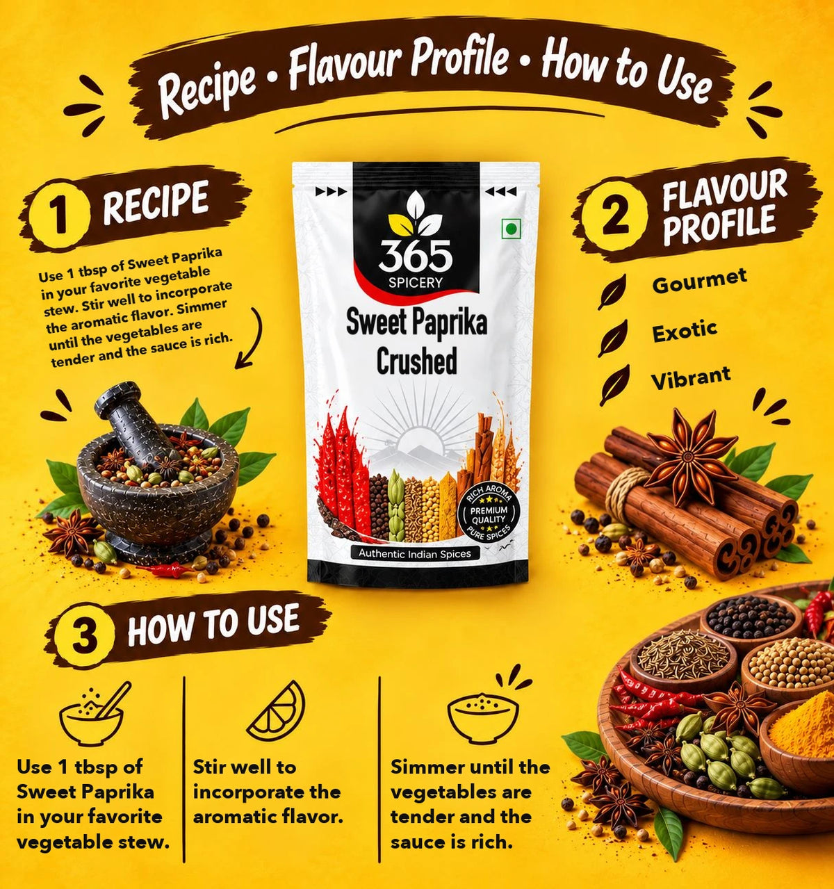 Sweet Paprika Crushed