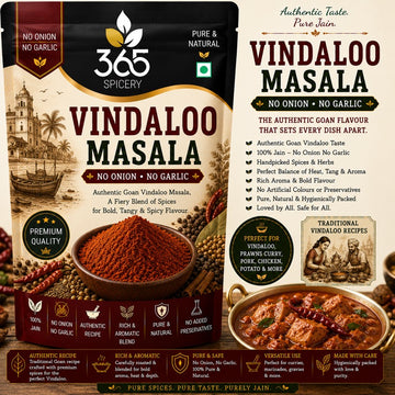 Vindaloo Masala | Bold Tangy Indian Gravy Blend | Gluten-Free | Natural Ingredients | 365 Spicery