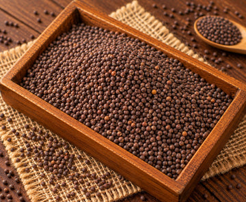 Big Mustard Seeds | Premium Rai | Natural Ingredients | Gluten-Free | Perfect for Authentic Tempering | 365 Spicery