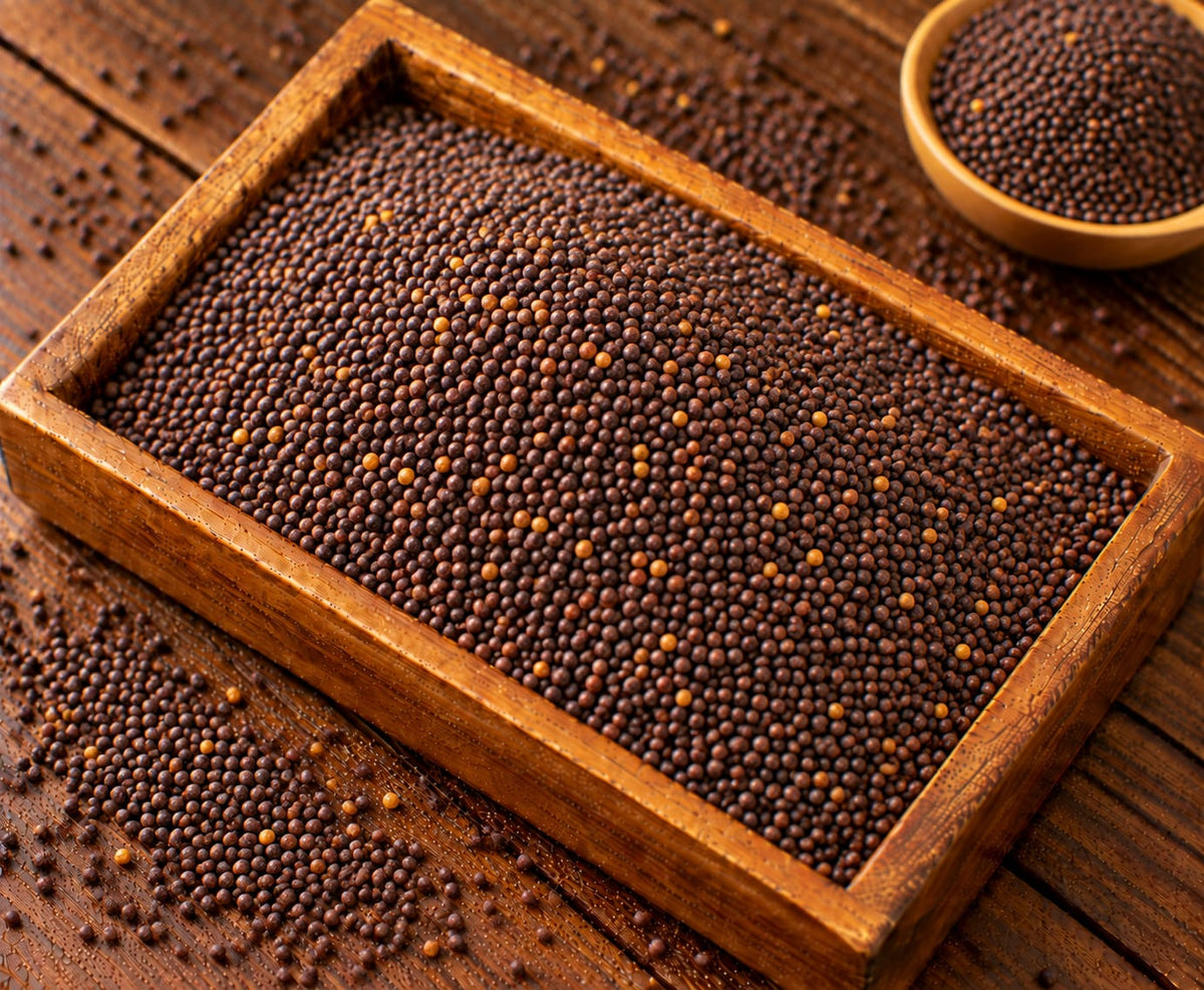 Small Mustard Seeds | Premium Rai | Natural Ingredients | No Artificial Flavours | Essential Tempering | 365 Spicery