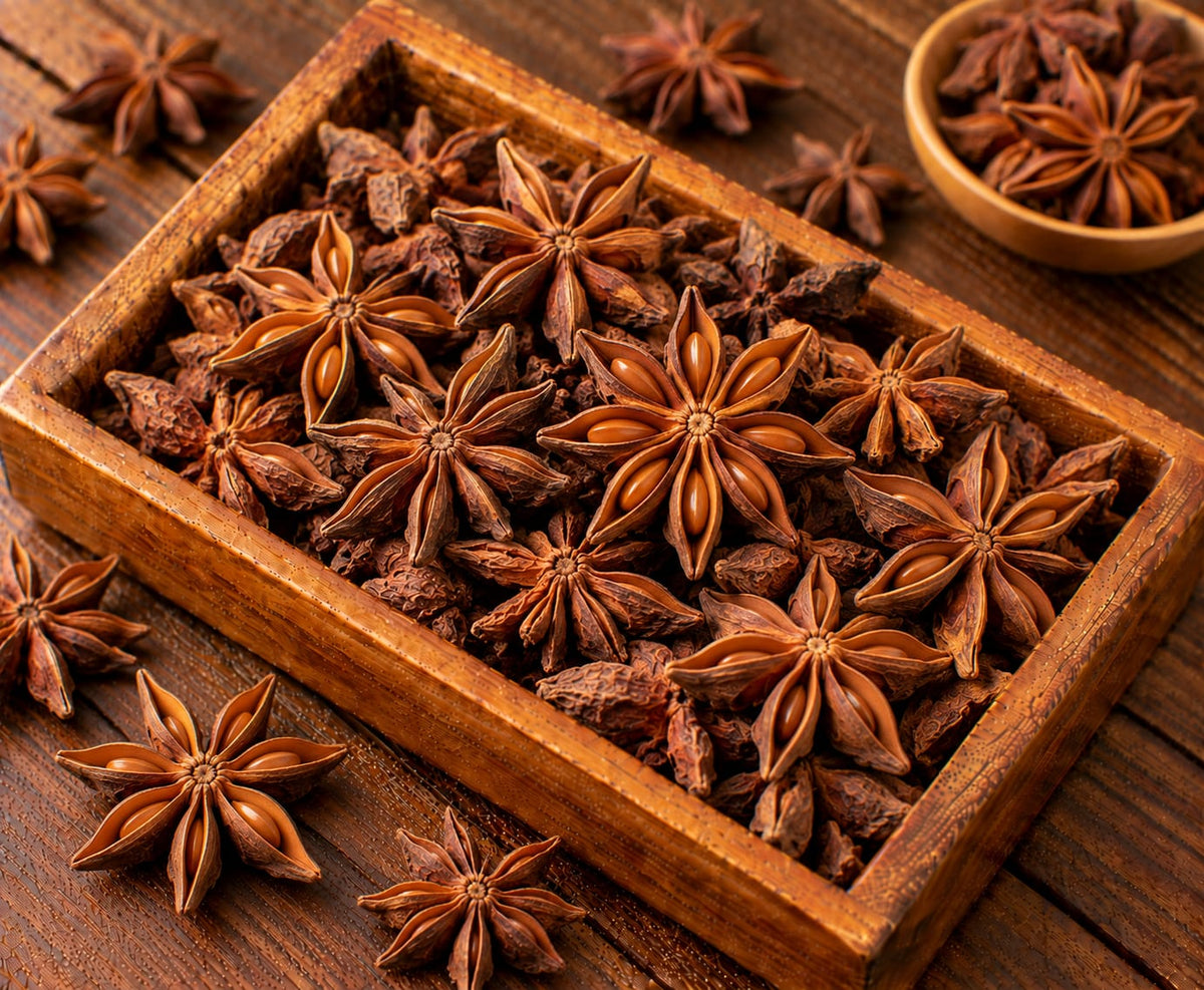 Star Anise | Premium Badiyan | Natural Ingredients | No Artificial Flavours | Aromatic Biryani Spice | 365 Spicery