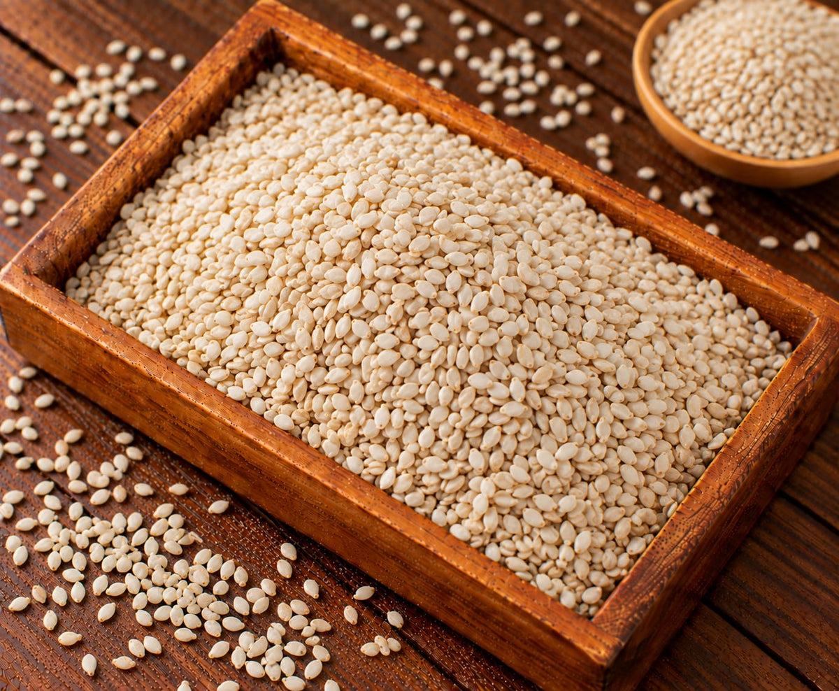 White Sesame Seeds | Premium Safed Til | Natural Ingredients | Gluten-Free | Essential for Indian Cooking | 365 Spicery