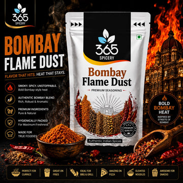 Bombay Flame Dust | Authentic Spicy Fusion Mix | Vegan | No MSG | No Artificial Colours | 365 Spicery