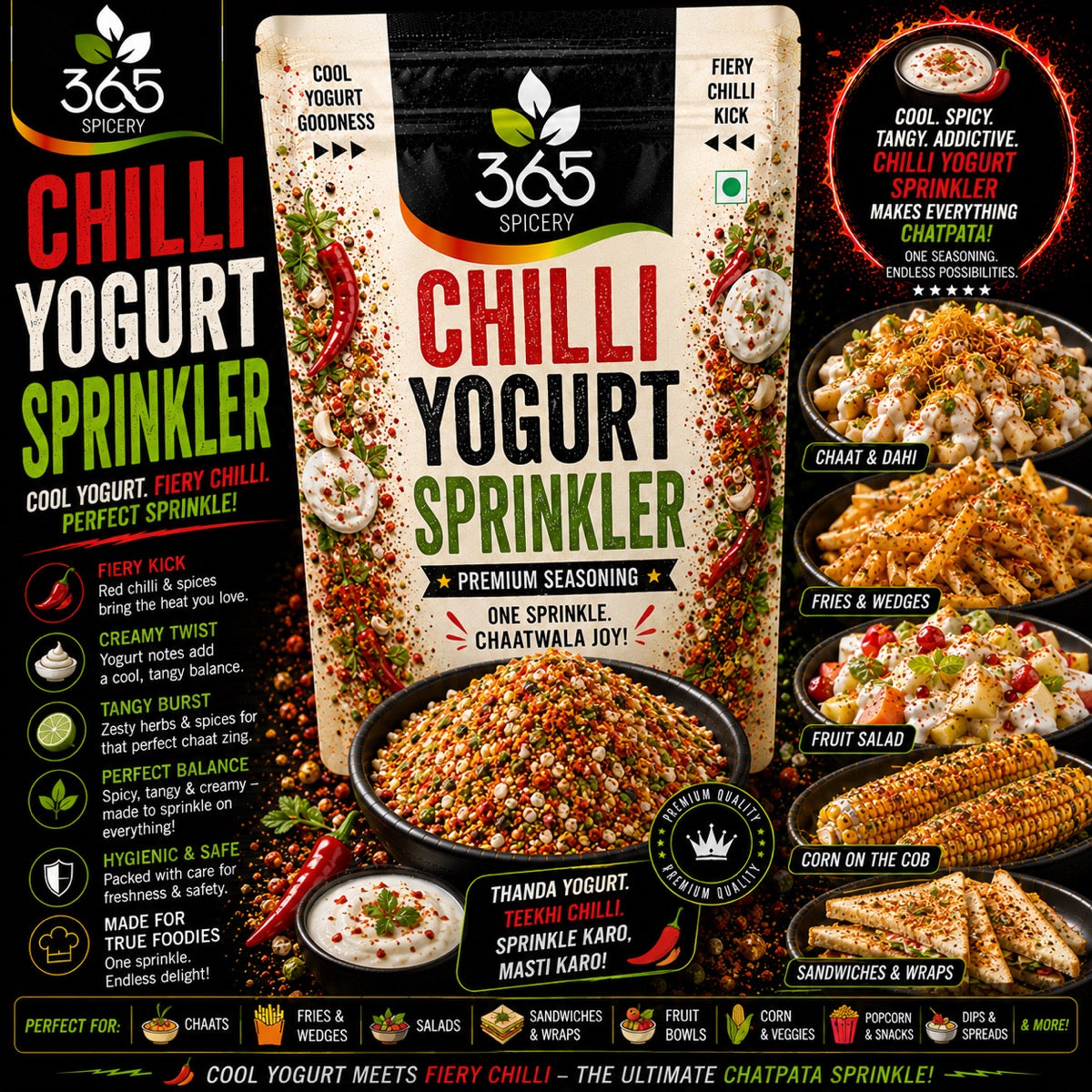Chilli Yogurt Sprinkler