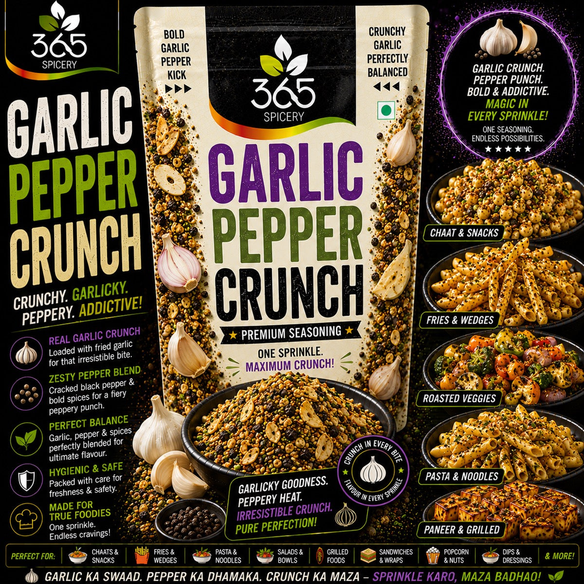 Garlic Pepper Crunch