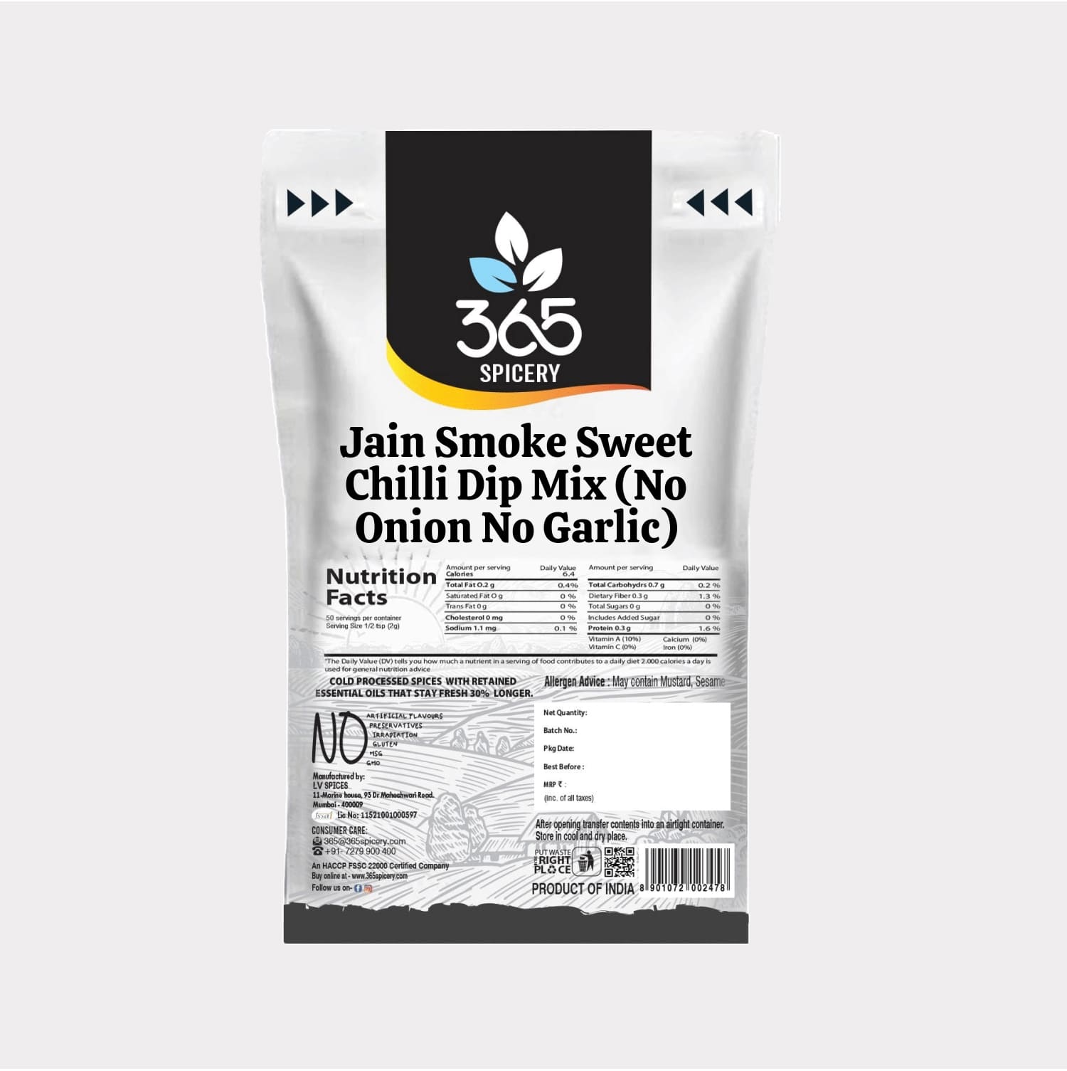Jain Smoke Sweet Chilli Dip Mix (