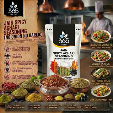 Jain Spicy Achari Seasoning (No Onion No Garlic)