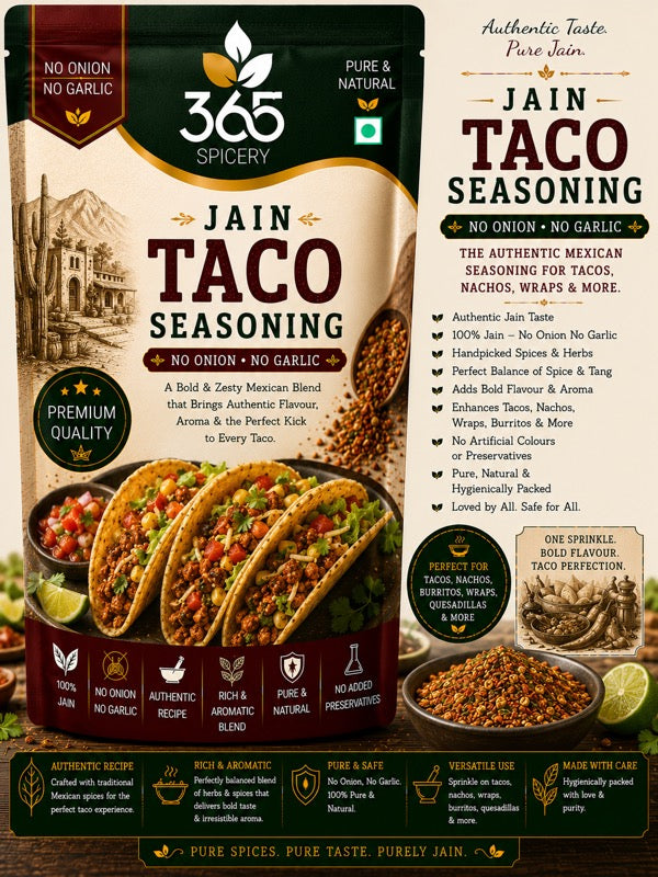 Jain Taco Seasoning (No Onion No Garlic)