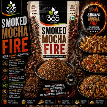 Smoked Mocha Fire | Bold Coffee Fusion Spice | Vegan | No Artificial Colours | Premium | 365 Spicery