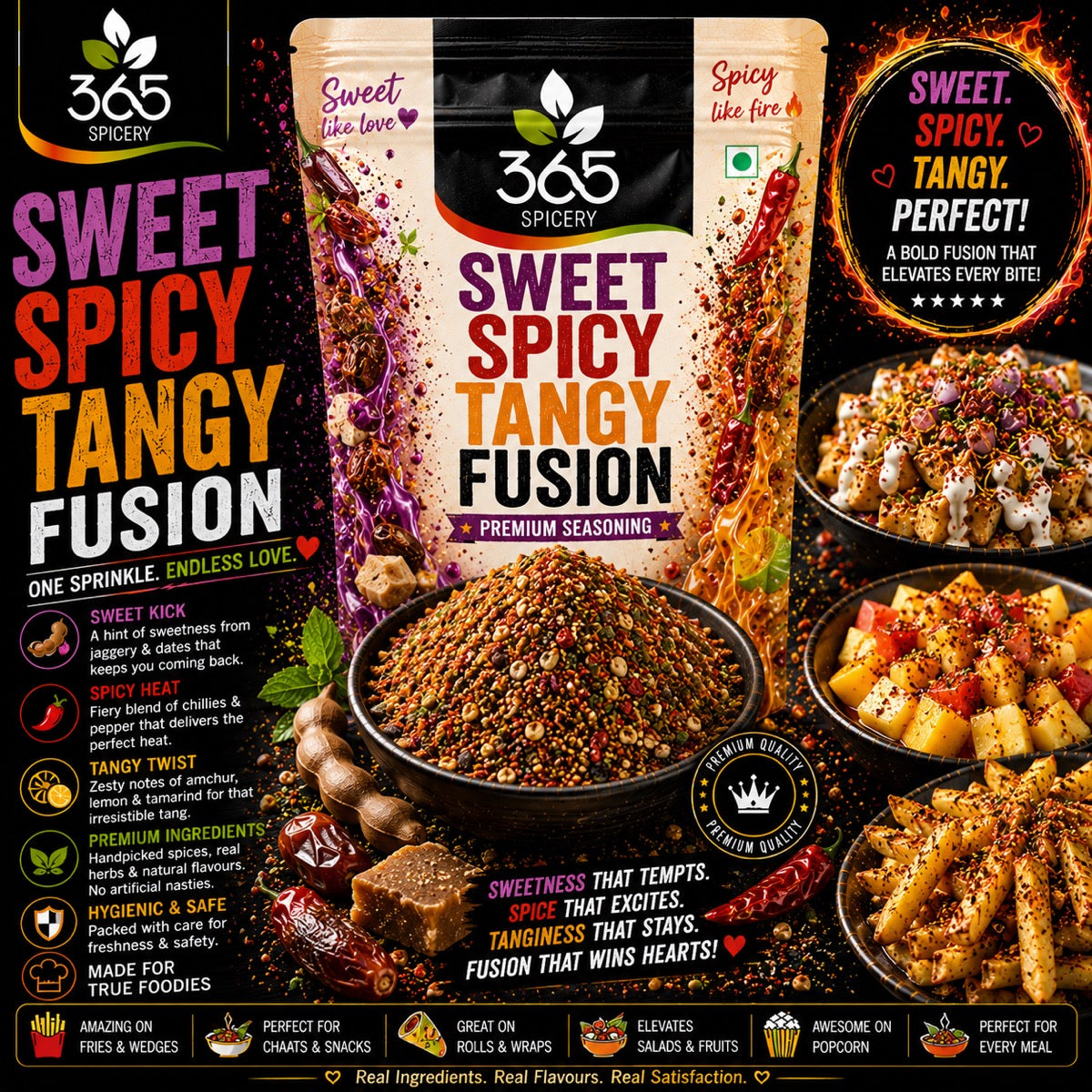 Sweet Spicy Tangy Fusion