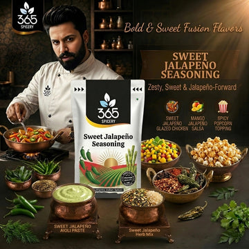 Sweet Jalapeno Seasoning | Mild Heat & Sweet Snack Blend | No MSG | Premium Quality | 365 Spicery