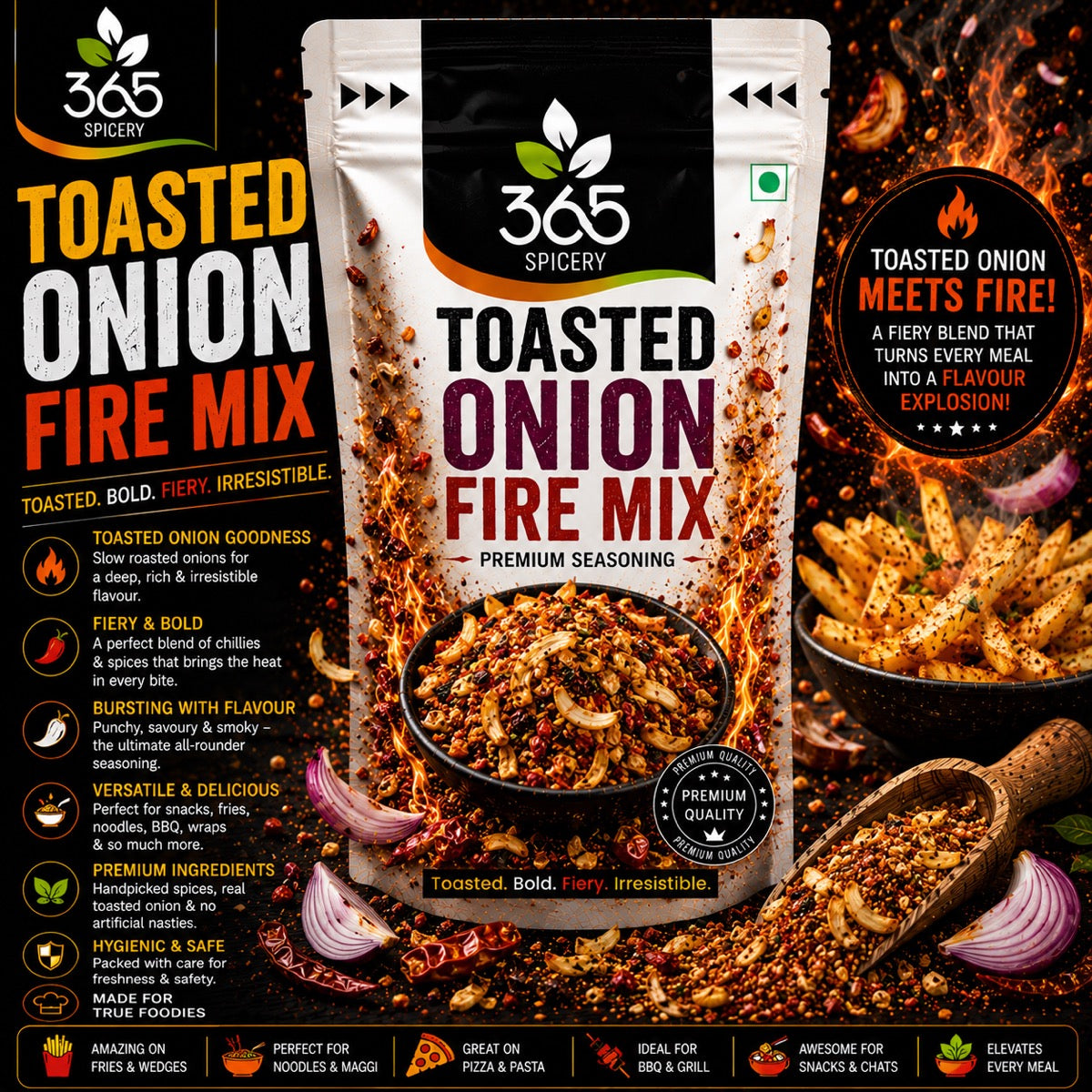 Toasted Onion Fire Mix