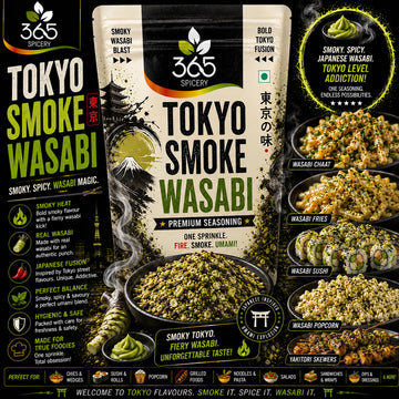 Tokyo Smoke Wasabi | Authentic Japanese Inspired Blend | Vegan | No MSG | Premium Quality | 365 Spicery