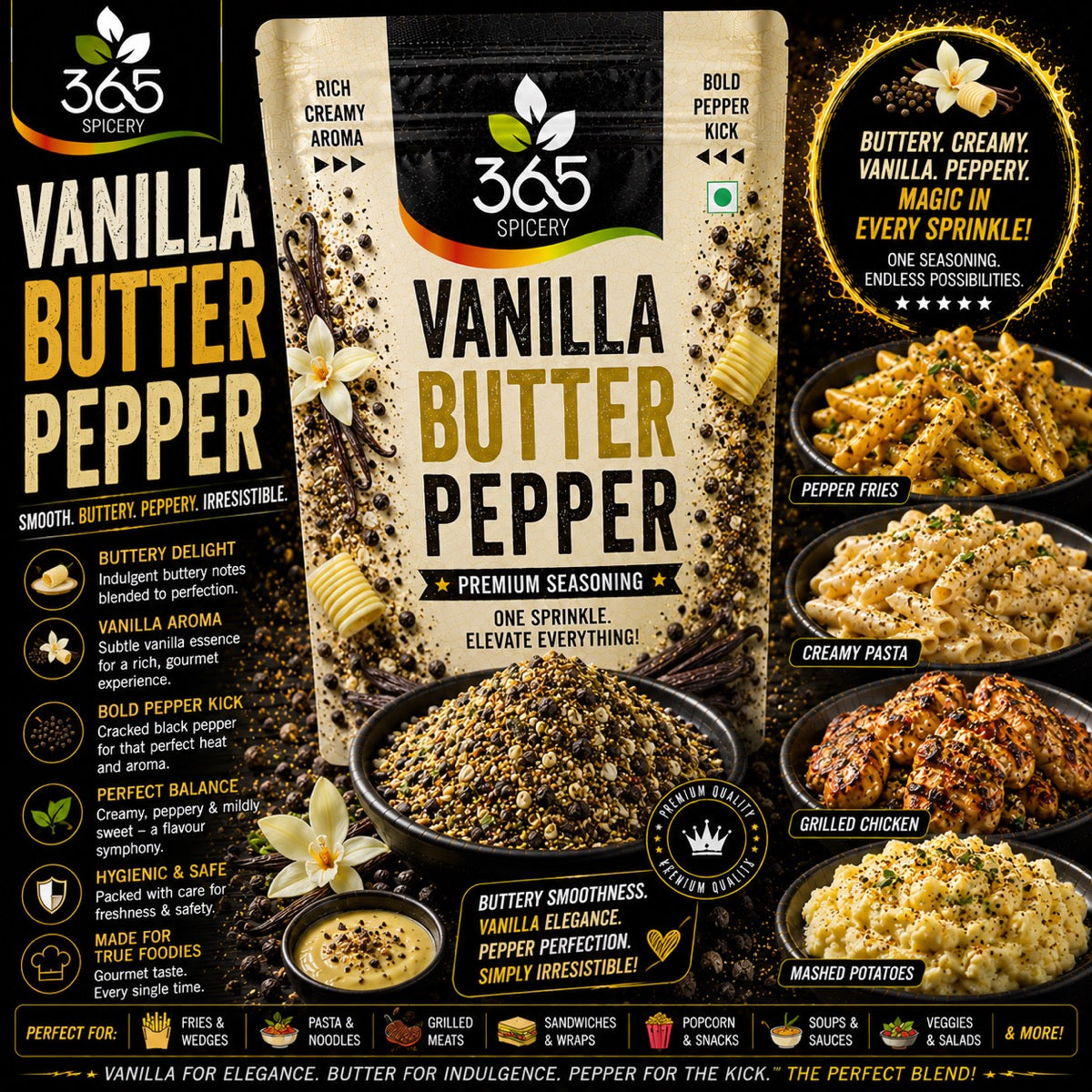 Vanilla Butter Pepper