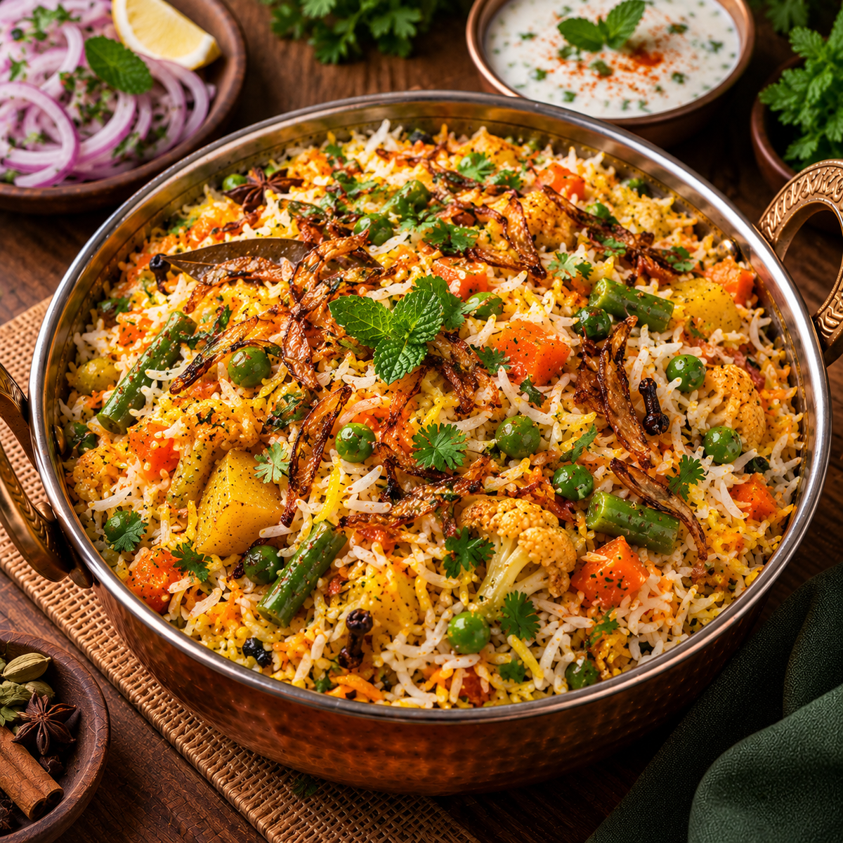 Veg Biryani Mix | Aromatic Basmati Rice Spice Blend | Vegan | Natural Ingredients | No MSG | 365 Spicery