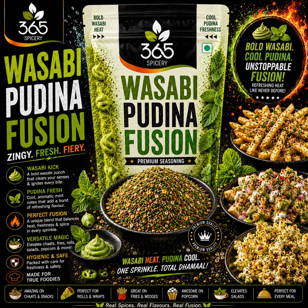 Wasabi Pudina Fusion