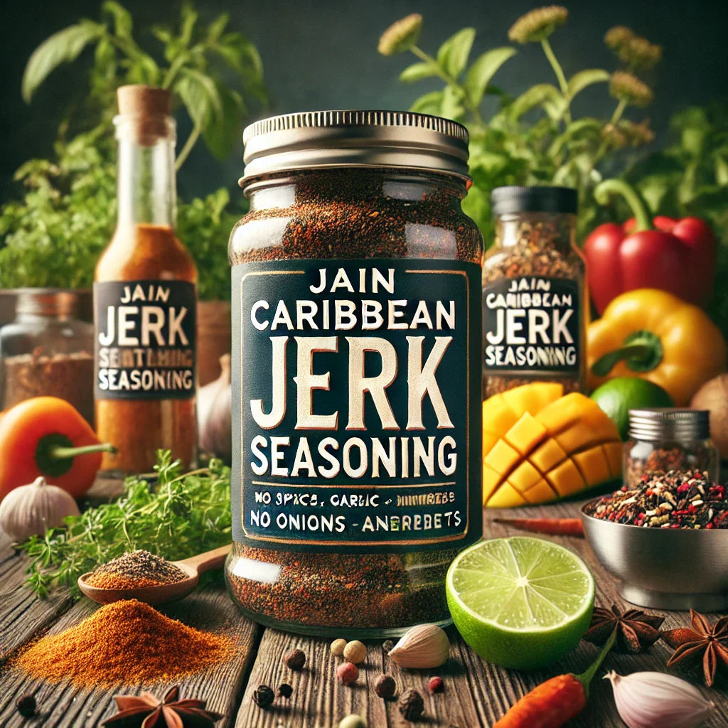 Jain Caribbean Jerk Seasoning (No Onion No Garlic): Bold, Flavorful, and Ideal for Plant-Based Dishes