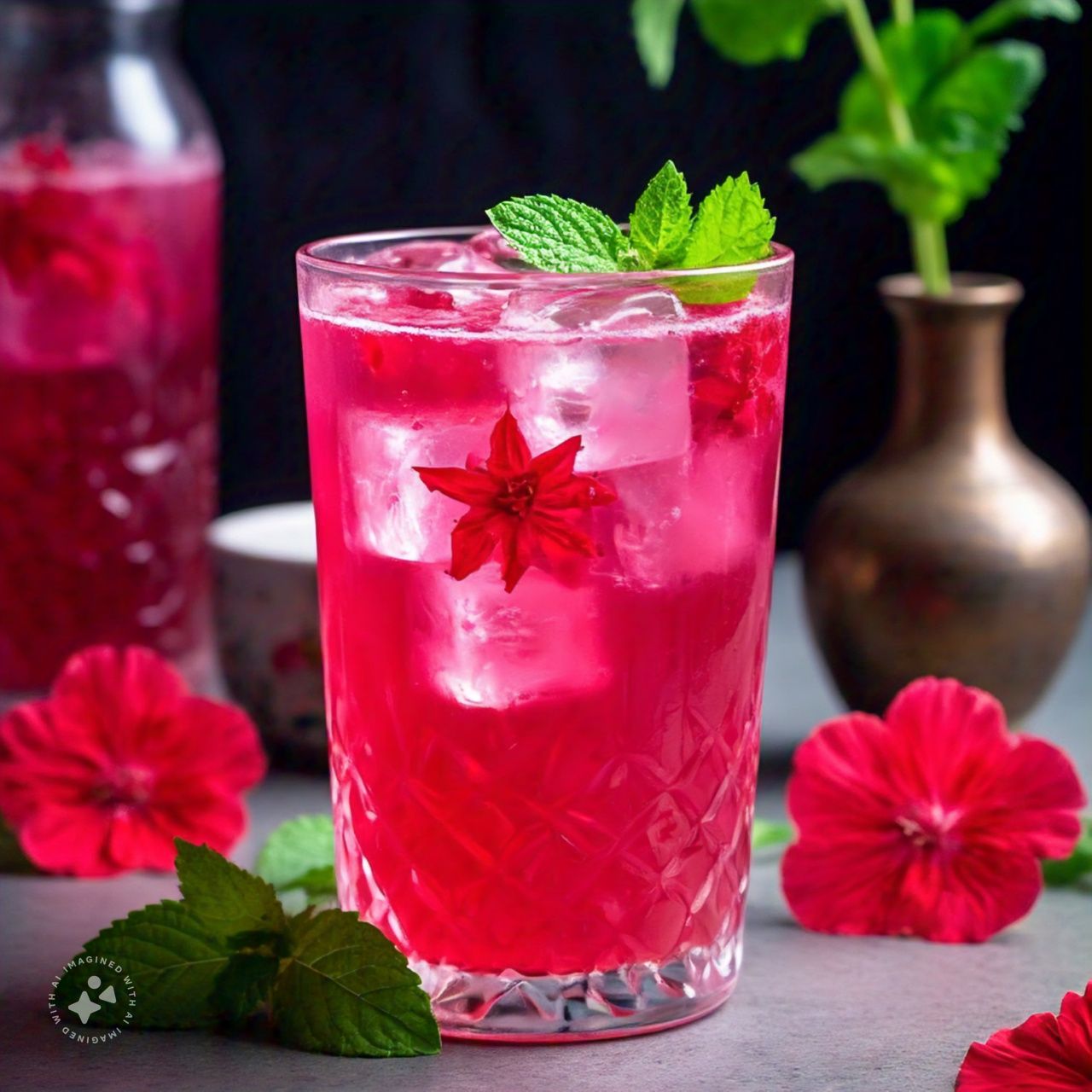 Roselle Flower Drink Mix (Khatti Bhindi Sharbat): A Refreshing, Nutritious Delight