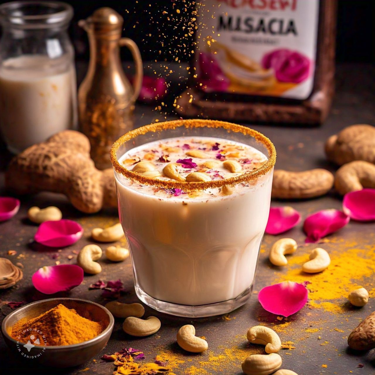 Rose Cashew Milk Magic Masala: A Flavorful and Nutritious Drink