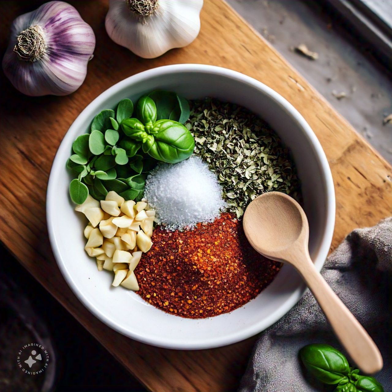 Basil, Oregano, Garlic, and Sea Salt: A Flavorful and Healthy Seasoning Blend