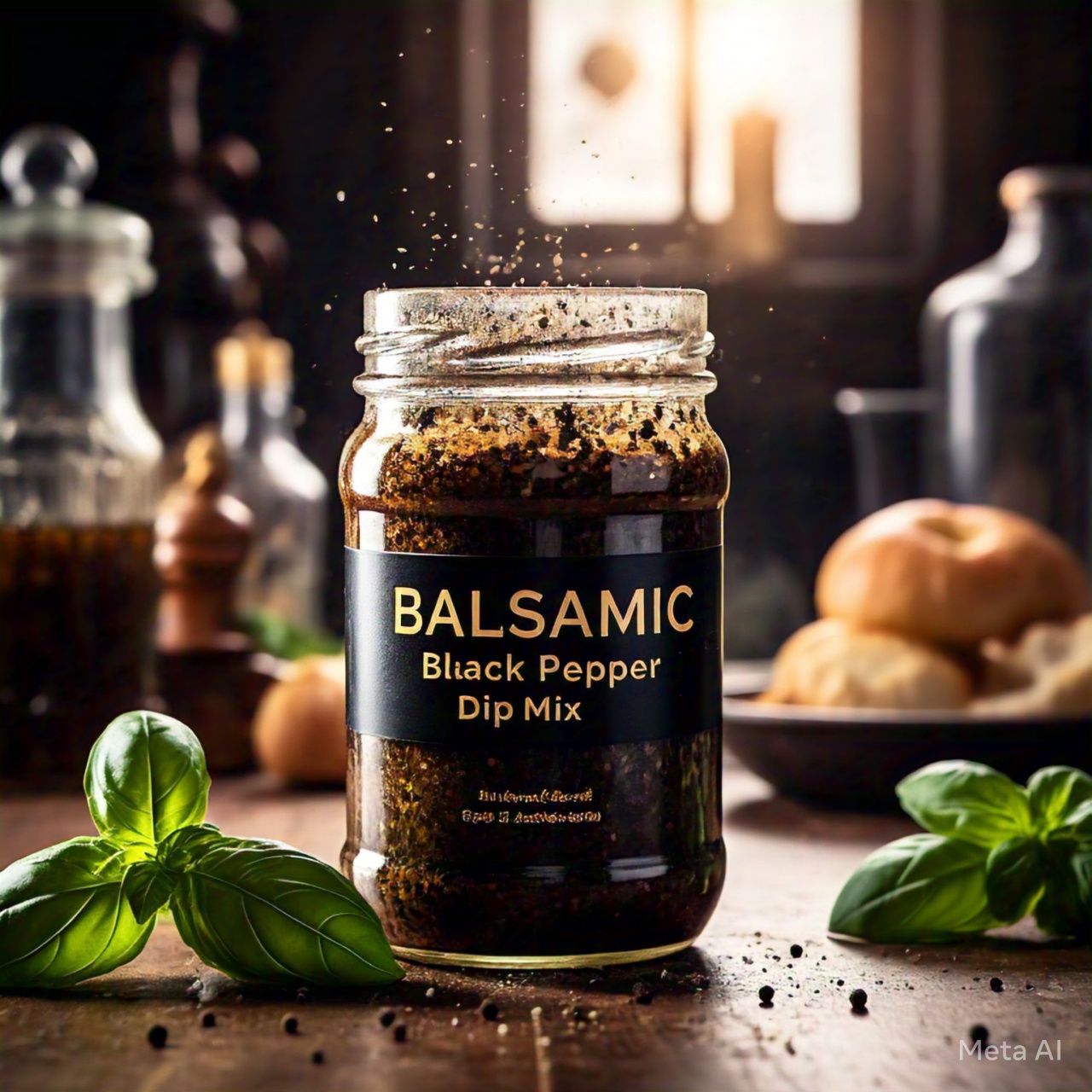 Balsamic Black Pepper Dip Mix: A Tangy and Savory Twist to Your Meals