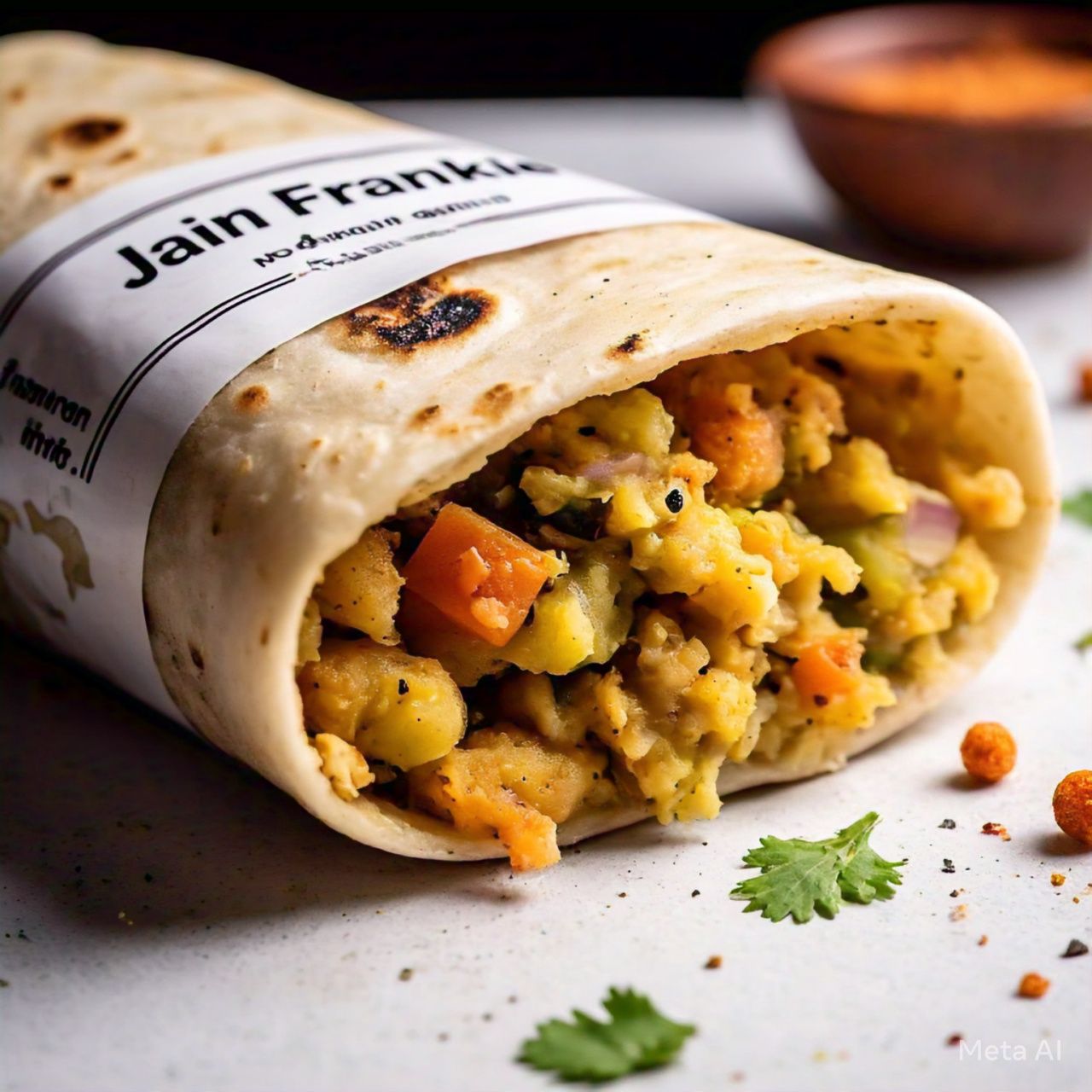 Jain Frankie Masala (No Onion No Garlic) – A Flavorful Twist on the Classic Street Food