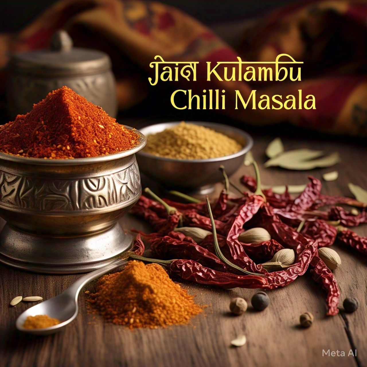 Jain Kulambu Chilli Masala (No Onion No Garlic): Flavorful, Jain-Friendly Spice Blend