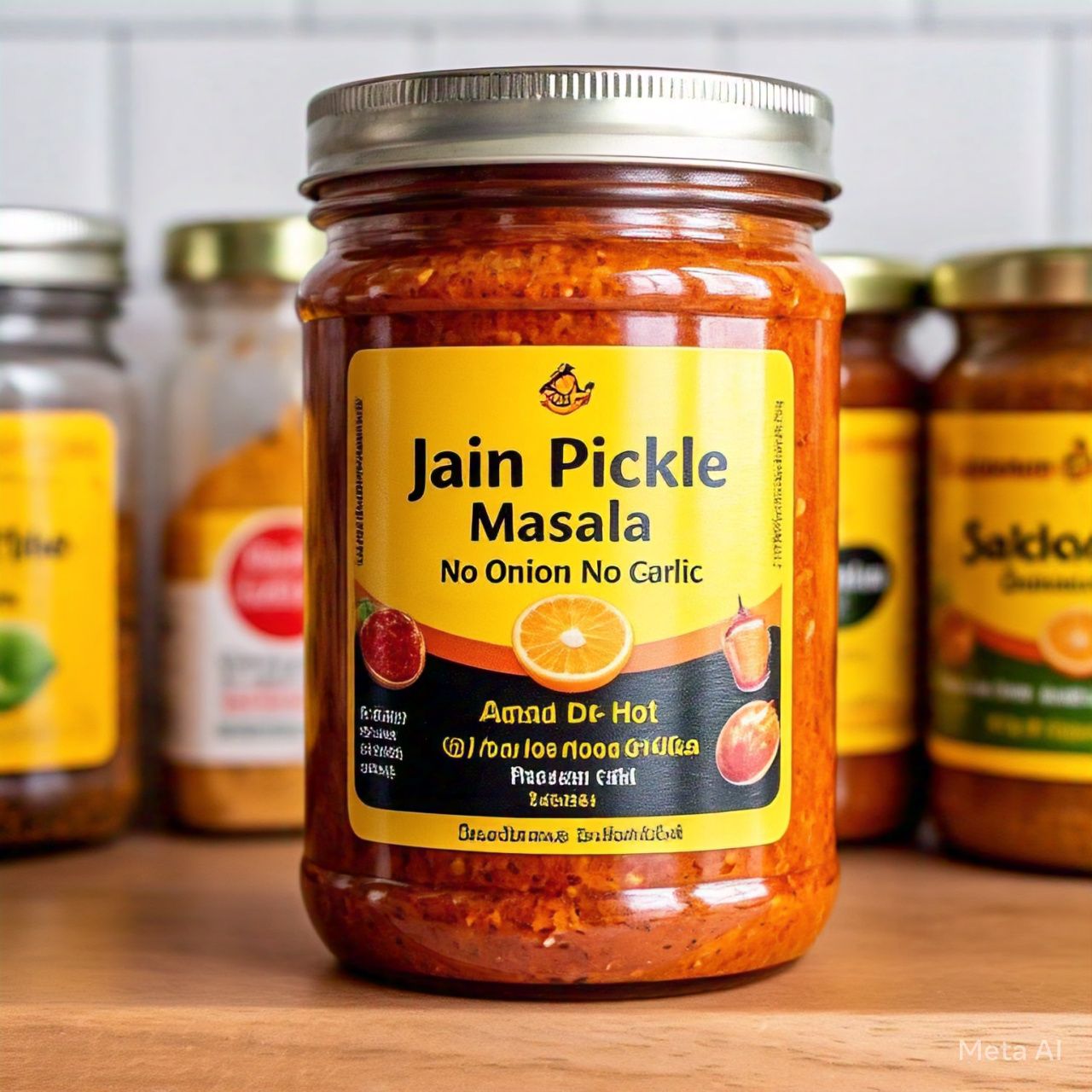 Jain Pickle Masala - Hot (No Onion No Garlic): A Spicy Delight for Ethical and Flavorful Cooking