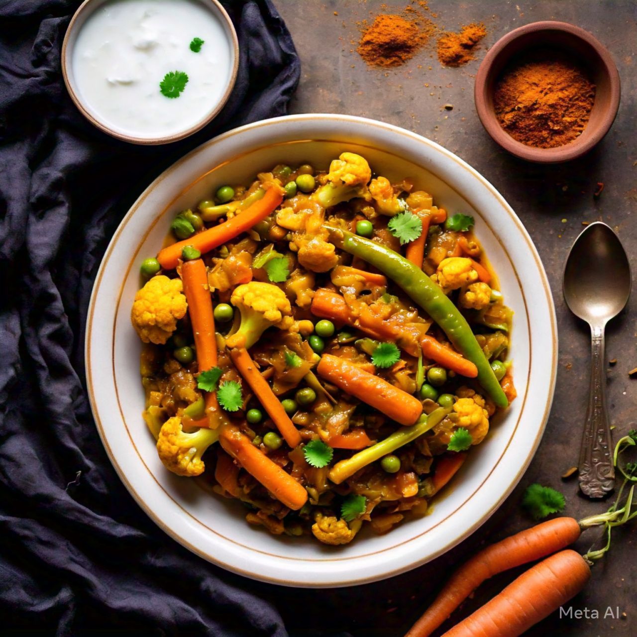 Jain Mughlai Vegetable Masala (No Onion No Garlic): A Flavorful and Aromatic Vegetarian Delight