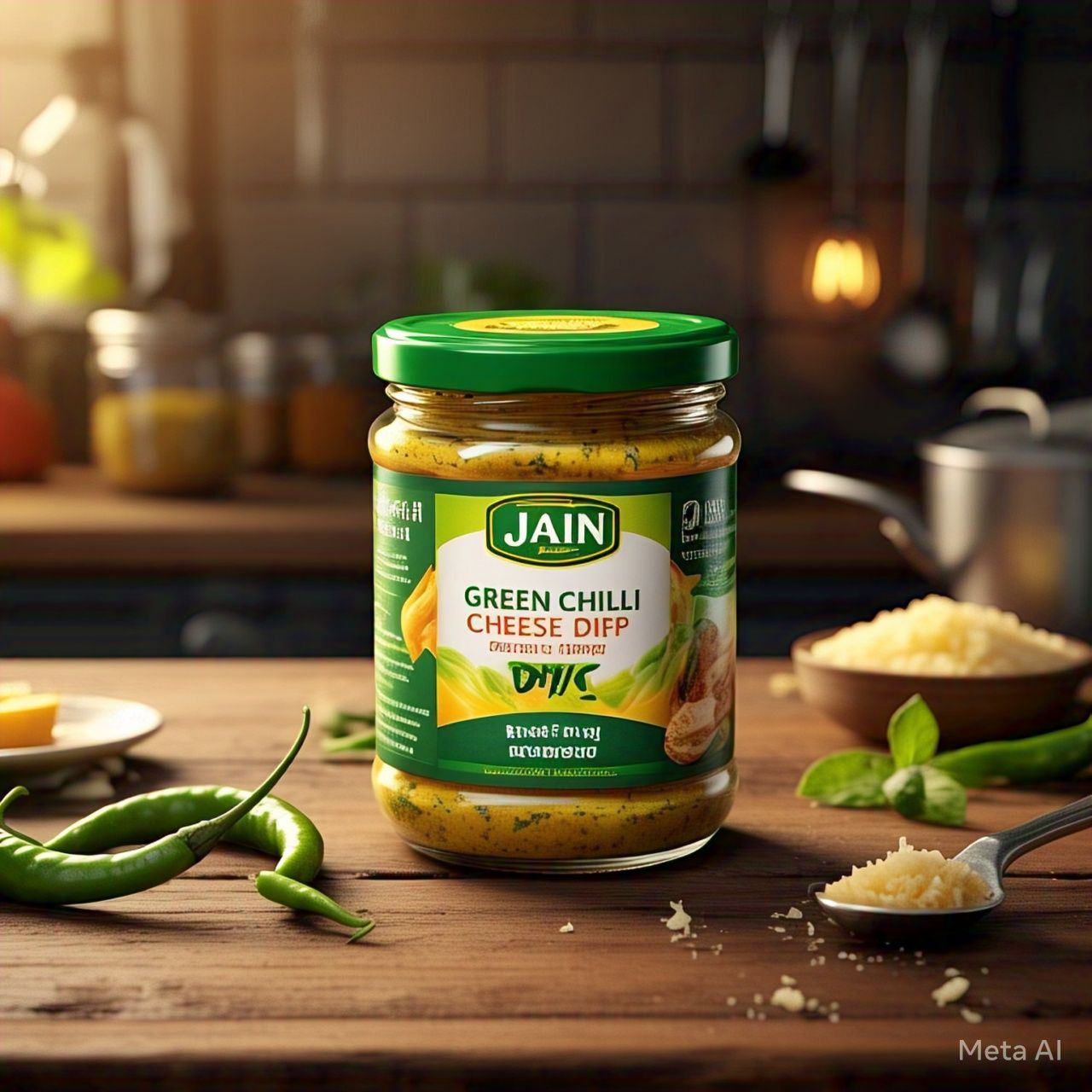 Jain Green Chilli Cheese Dip Mix (No Onion No Garlic): The Perfect Fusion of Flavor and Tradition