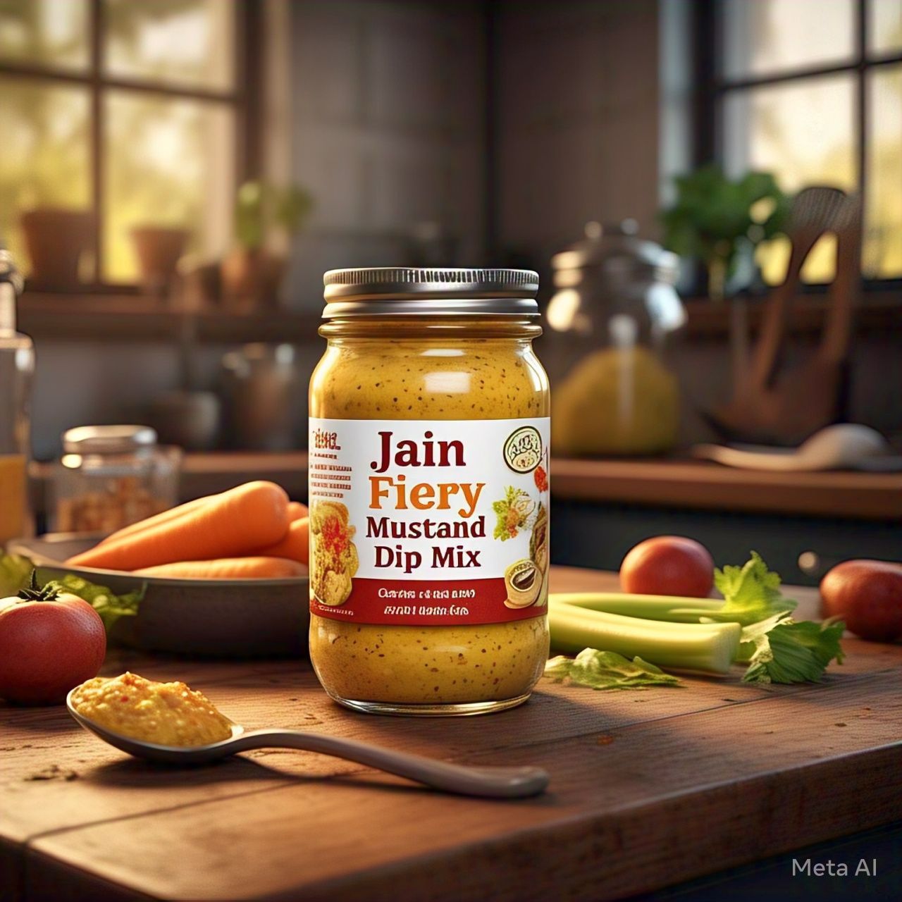 Jain Fiery Mustard Dip Mix (No Onion No Garlic) – A Flavorful &amp; Sustainable Choice