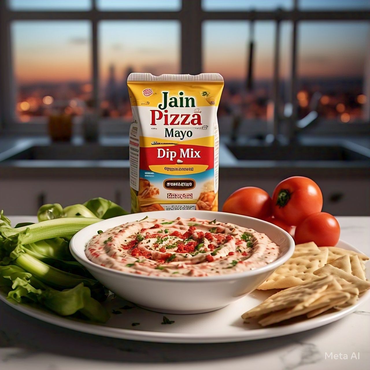 Jain Pizza Mayo Dip Mix (No Onion No Garlic): A Flavorful and Ethical Snack